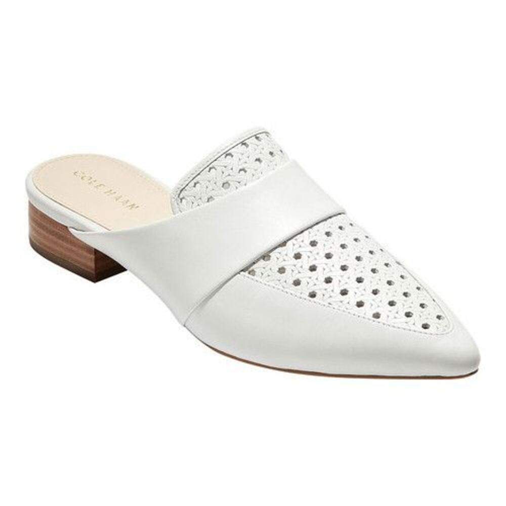 Cole Haan Marlee Mule optic white cut out sz 10.5